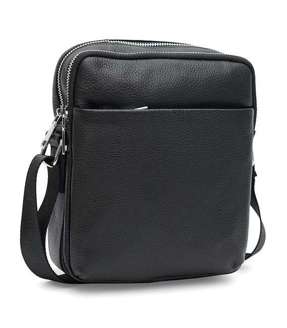 Чоловіча шкіряна сумка Keizer K19748s-black картинка, зображення, фото