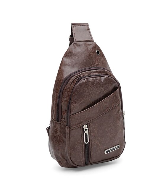 Чоловічий рюкзак через плече Monsen C1920br-brown картинка, зображення, фото