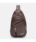 Мужской рюкзак через плечо Monsen C1920br-brown фото, картинка, изображение