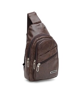 Чоловічий рюкзак через плече Monsen C1922br-brown картинка, зображення, фото