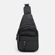 Мужской кожаный рюкзак через плечо Keizer K1223abl-black фото