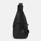 Мужской кожаный рюкзак через плечо Keizer K1223abl-black фото