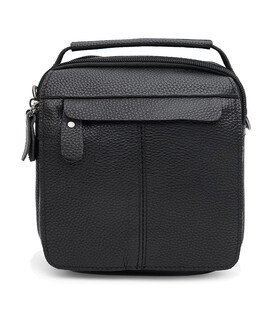 Чоловіча шкіряна сумка Keizer K14082bl-black картинка, зображення, фото