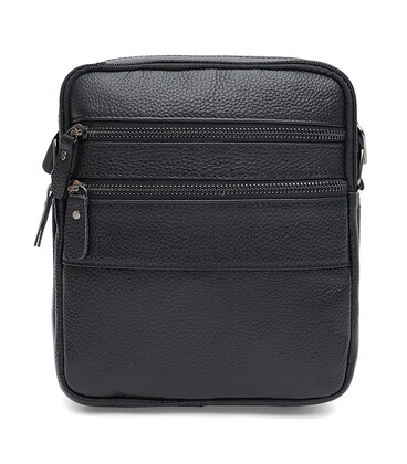 Мужская кожаная сумка Keizer K1125bl-black фото, картинка, изображение