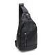Чоловічий шкіряний рюкзак через плече Keizer K11802bl-black картинка, зображення, фото