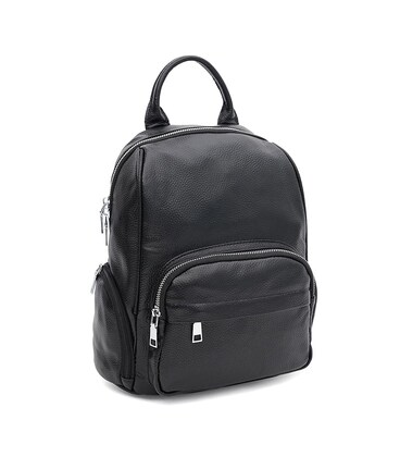 Женский кожаный рюкак Keizer K18805bl-black фото, картинка, изображение