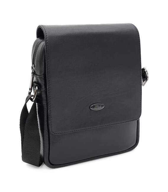 Мужская кожаная сумка Ricco Grande T1tr0026bl-black фото, картинка, изображение