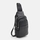Чоловічий шкіряний рюкзак через плече Keizer K16602bl-black картинка, зображення, фото