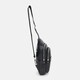 Чоловічий шкіряний рюкзак через плече Keizer K16602bl-black картинка, зображення, фото