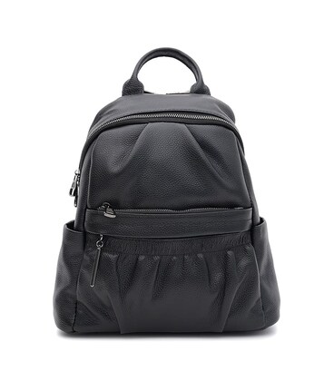 Женский кожаный рюкзак Ricco Grande K18166bl-black фото, картинка, изображение