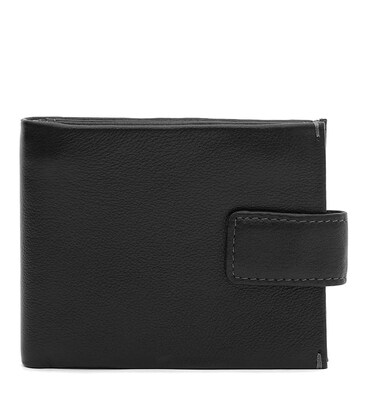 Мужское кожаное портмоне Ricco Grande K1611bl-black фото, картинка, изображение