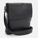 Мужская кожаная сумка Borsa Leather K13658bl-black фото