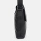 Мужская кожаная сумка Borsa Leather K13658bl-black фото