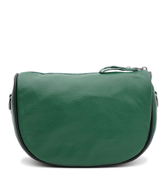 Женская кожаная сумка Borsa Leather K18569gr-green фото, картинка, изображение