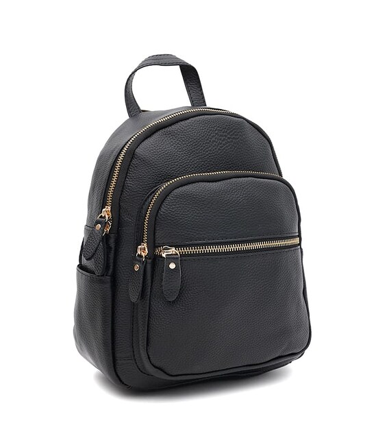 Жіночий шкіряний рюкзак Keizer K1172bl-black картинка, зображення, фото