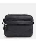 Мужская кожаная сумка Borsa Leather K1089bl-black фото, картинка, изображение