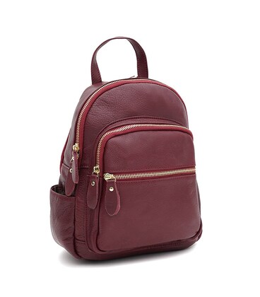 Женский кожаный рюкзак Keizer K1172bur-bordo фото, картинка, изображение