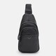 Чоловічий шкіряний рюкзак через плече Keizer K14040bl-black картинка, зображення, фото