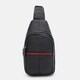 Чоловічий шкіряний рюкзак через плече Keizer K11022bl-black картинка, зображення, фото