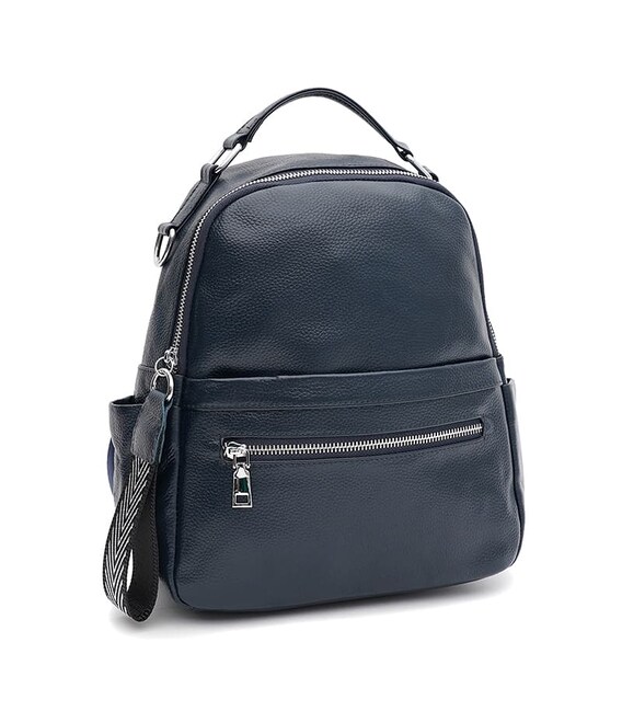 Женский кожаный рюкзак Keizer k12108n-navy фото, картинка, изображение