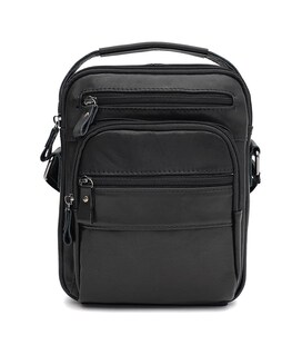 Чоловіча шкіряна сумка Keizer K1335bl-black картинка, зображення, фото