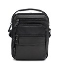 Мужская кожаная сумка Keizer K1335bl-black фото, картинка, изображение