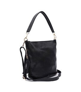 Жіноча шкіряна сумка Keizer K12293bl-black картинка, зображення, фото