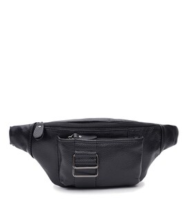 Чоловіча шкіряна сумка на пояс Keizer K10023bl-black картинка, зображення, фото