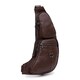 Чоловічий шкіряний рюкзак через плече Keizer K13761br-brown картинка, зображення, фото