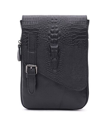 Чоловіча шкіряна сумка Keizer K15219bl-black картинка, зображення, фото