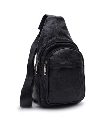 Чоловічий шкіряний рюкзак Keizer K1081bl-black картинка, зображення, фото