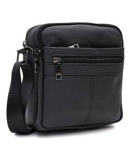 Чоловіча шкіряна сумка Keizer K18015bl-black картинка, зображення, фото