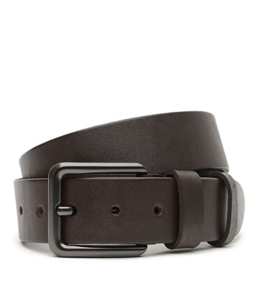 Чоловічий ремінь із натуральної шкіри V1125GX05-brown картинка, зображення, фото