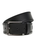 Чоловічий ремінь із натуральної шкіри V1GX08-black картинка, зображення, фото