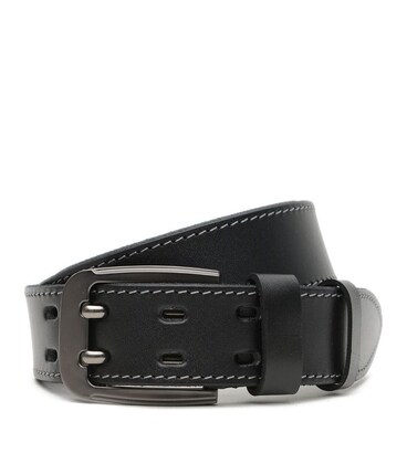 Кожаный мужской ремень V1115GX30-black фото, картинка, изображение