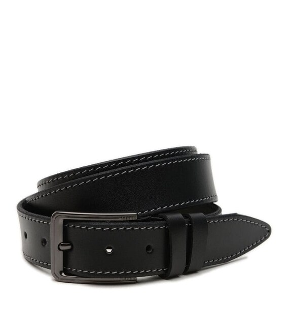 Мужской кожаный ремень V1125GX40-black фото, картинка, изображение