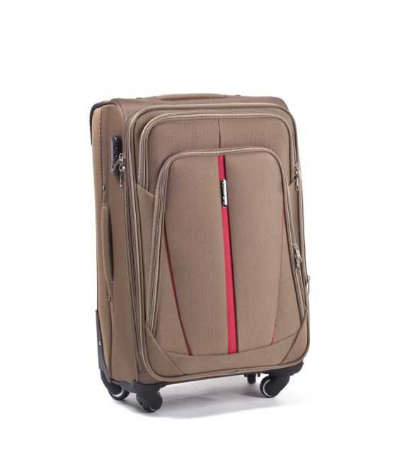 Чемодан Wings 1706 Maxi шампань 4 колесный фото, картинка, изображение