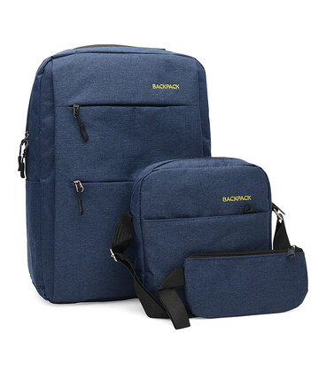 Рюкзак + сумка Monsen C11083-blue картинка, зображення, фото