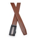 Кожаный ремень с автоматической пряжкой V1GKX10-brown фото, картинка, изображение