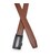 Кожаный ремень с автоматической пряжкой V1GKX10-brown фото, картинка, изображение