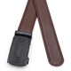 Кожаный мужской ремень с пряжкой автомат V1GKX33-brown фото