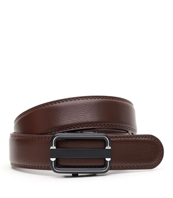 Мужской ремень из натуральной кожи V1GKX23-brown фото, картинка, изображение