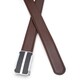 Кожаный мужской ремень с пряжкой автомат V1GKX21-brown фото