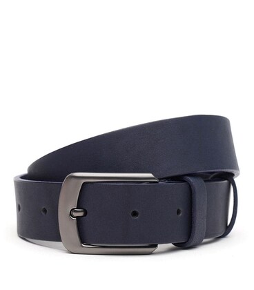 Синий мужской ремень V1125GX43-navy фото, картинка, изображение