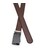 Кожаный мужской ремень с пряжкой автомат V1GKX46-brown фото, картинка, изображение