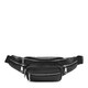 Mужская кожаная сумка на пояс Ricco Grande K16292bl-black фото