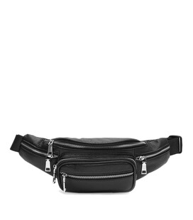 Чоловіча шкіряна сумка на пояс Ricco Grande K16292bl-black картинка, зображення, фото