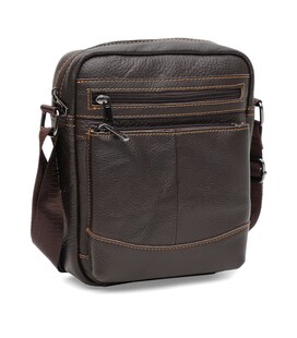 Чоловіча шкіряна сумка Keizer K1133br-brown картинка, зображення, фото