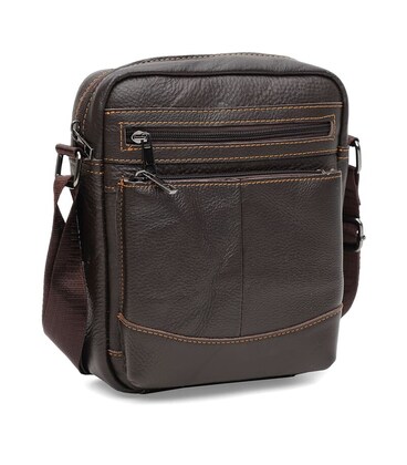 Мужская кожаная сумка Keizer K1133br-brown фото, картинка, изображение