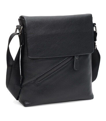 Чоловіча шкіряна сумка Keizer K17862bl-black картинка, зображення, фото